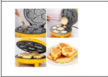 Miniatura 3 de Maquina De Hacer Mini Pancakes